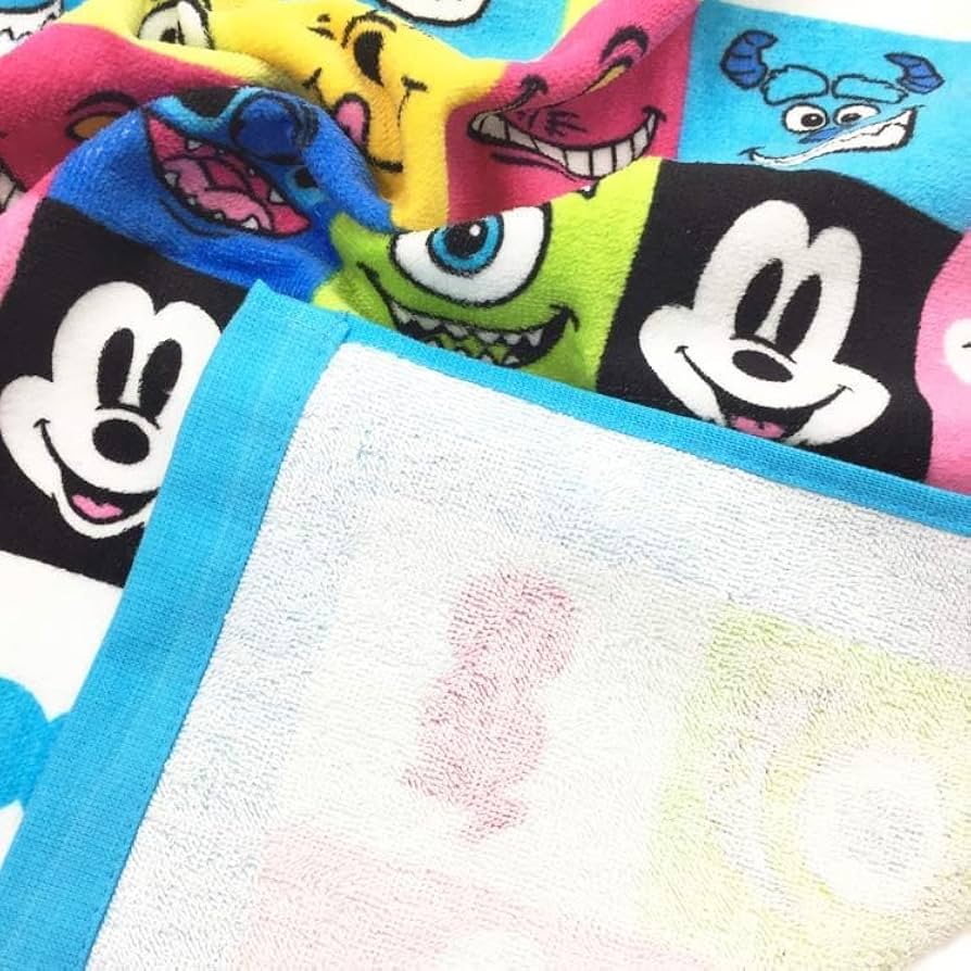 Amazon｜林(Hayashi) フェイスタオル 2枚組 ディズニー 100周年